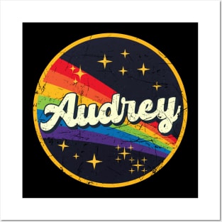 Aubrey // Rainbow In Space Vintage Grunge-Style Posters and Art